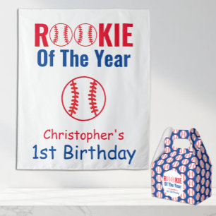Invitation Rookie De L'Année Baseball 1er Anniversaire