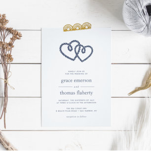 Carte de boîtier de réception Coeurs noués