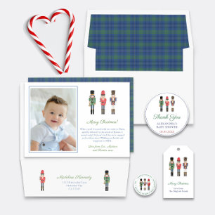 Sticker Rond Merci Nutcracker Ballet Toy Soldats Fêtes