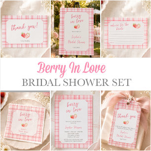 Serviette En Papier Baie Amoureuse Fête de Mariage aux Fraises