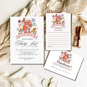 Affiche Heure Capsule Fairy Enchanted Minimal 1er annivers