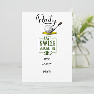 Golf Par tee party avec balle de golf coloré tee -