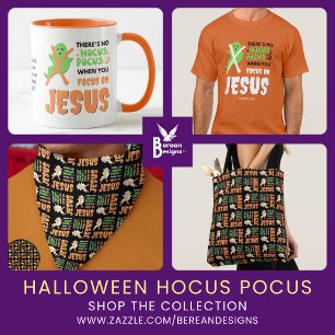 Papier Cadeau PAS DE HOCUS POCUS Christian Halloween