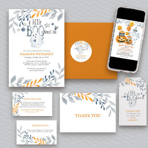 Carte D'accompagnement Livres de feuillage d'automne simples pour bébé