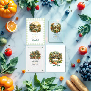 Invitations En Acrylique Cultivé localement - Fête d'anniversaire du marché