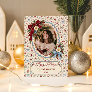 Mug Photo Coquette Romantique Noël Grandmillennial
