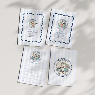 Carte De Remerciements Club de Piscine Prépa Tinis & Maillots de Bain Ent
