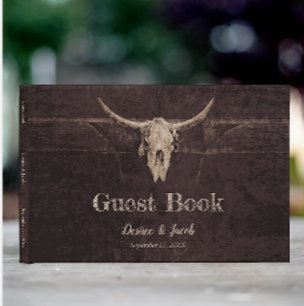 Serviette En Papier Rustique Taureau Mariage Pays Texture occidentale