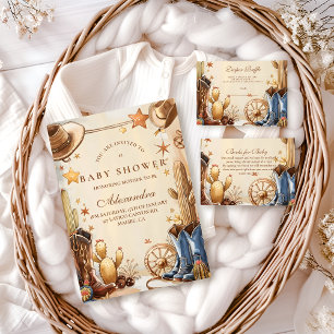 Carte D'accompagnement Tirage au sort de la couche pour cow-boy western r