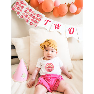 Invitation Un léopard rose sauvage premier anniversaire