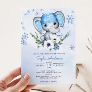 Carte de prédiction des Baby showers d'éléphants d