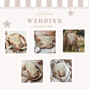 Cartons Réponse Mariage de champignon Whimsical Woodland