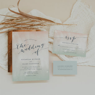 Cartes du site Mariage Sorbet   Pastel Green