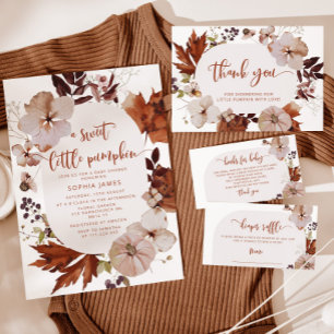 Rustic fall Bébé trivia baby shower jeu