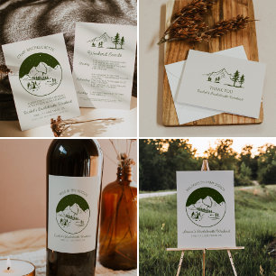 Camp Bachelortie à thème Carte de remerciements