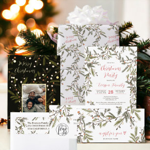 Logo de Noël de Noël de Noël rustique