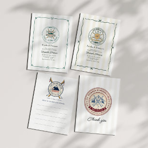 Carte Conseil Club de Ski de la Mariée Préparée