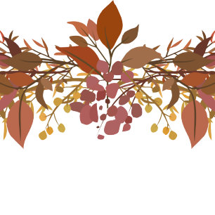 Invitation Aquarelle feuilles d'automne Mariage