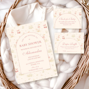 Carte D'accompagnement Tirage au sort de la couche pour dinosaure caprici