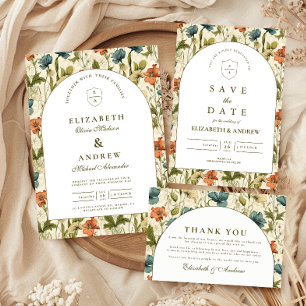 Cartons Réponse Mariage de Jardin Botanique à Arche Douce