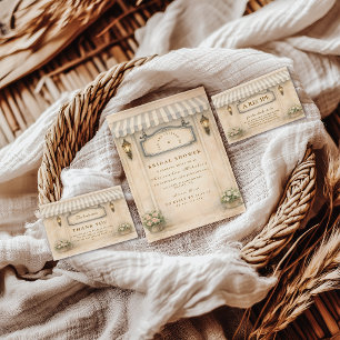 Invitation Jardin Floral Fête de Mariée