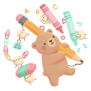 Cartes Pour Fêtes Annuelles Pique-nique de l'ours en peluche avec des fraises