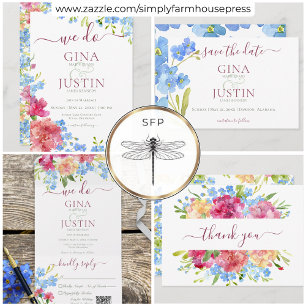 Oeillets et Faire-part de mariage de notes d'oubli