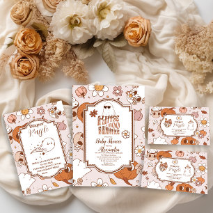 Invitation Baby shower super Halloween Little Boo