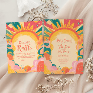 Carte D'accompagnement Voici le chevalet de diapper jaune Fils