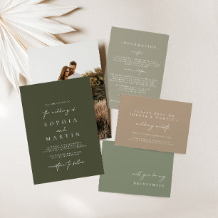 Cartes RSVP de Mariage Élégantes