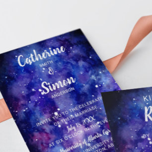 Aquarelle Budget Galaxy Starry Night Script chic