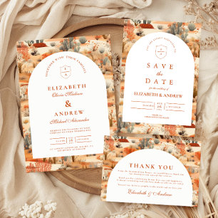 Invitation Mariage dans le désert floral du sud-ouest