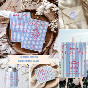 Invitation Itinéraire du week-end de la Dolce Vita