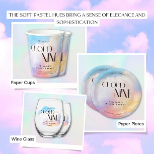 Save The Date Elle est sur Cloud Nine Pastel Mariée et Baby show