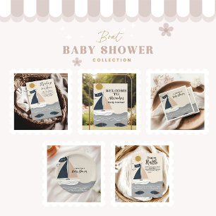 Serviette En Papier Baby shower nautique
