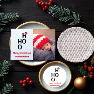 Cartes Pour Fêtes Annuelles Ho Ho Ho : Joyeux Noël