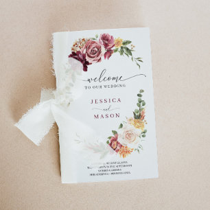 Invitation Pays Boho Mariage Itinéraire Mariage Bienvenue