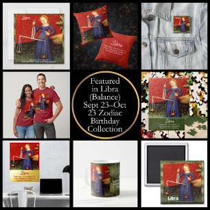 Aimant Libra Zodiac Signal Échelles Anniversaire