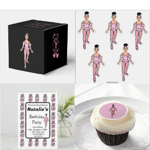 Papier Cadeau Ballerina 30"x6 pieds, Papier à enveloppement bril