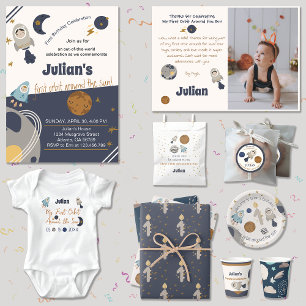 Assiettes En Carton Premier anniversaire, Première orbite autour du so