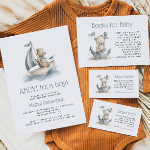 Carte D'accompagnement Livres de bain pour bébé ours en peluche pour bébé