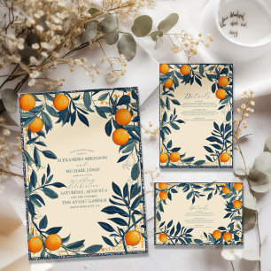 Invitation Italie méditerranéenne Grèce Lemon Vibrant Mariage