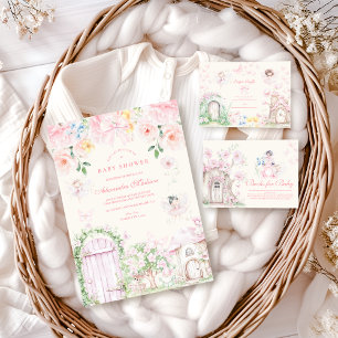 Serviette En Papier Jardin Chic Floral Fairy Princess Baby shower fill