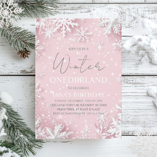Ballotins Pastel Pink Winter Wonderland Snowflake