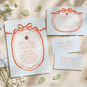 Carte D'accompagnement Ticket de tombola pour lange de printemps à carrea