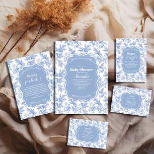 Carte D'accompagnement Toile De Jouy Woodland Livres pour bébé