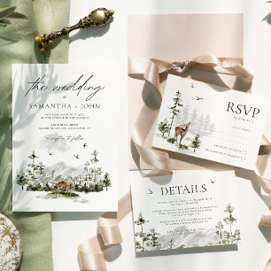 Affiche de bienvenue Mariage à feuillage persistan