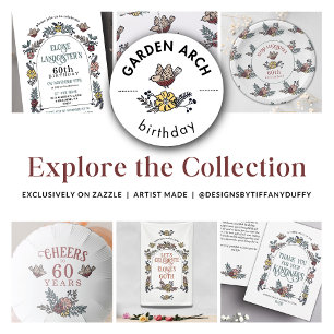 Banderoles Arche Fleur Jardin Bienvenue Fête Anniversaire