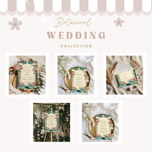 Invitation Mariage Art Nouveau vintage