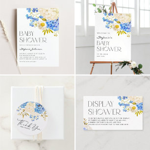 Carte D'accompagnement Registre des codes QR bleu et blanc